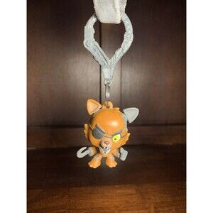 FNAF FIVE NIGHTS at FREDDY’s Keychain Backpack Hanger Clip On Figure Foxy 2"